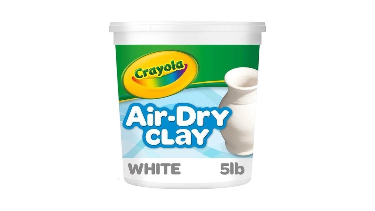 Crayola Air Dry Clay (5lbs), Teacher Supplies, Natural White Modeling
