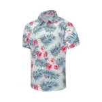 Shelucki Hawaiian Shirt For Men, Unisex Summer Beach Casual Short