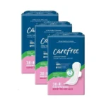 Carefree Ultra Thin Pads For Women, Super/long Pads With Wings,
