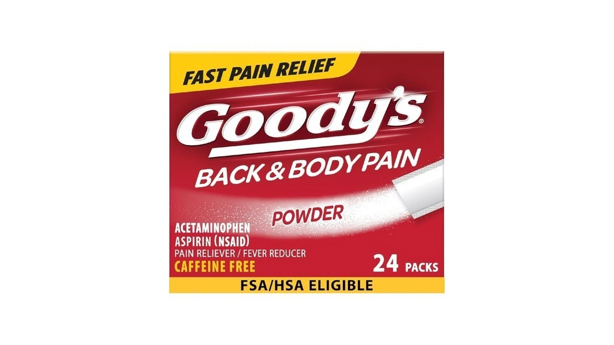 Goody's Back And Body Pain Relief Powder, 24 Ct (pack