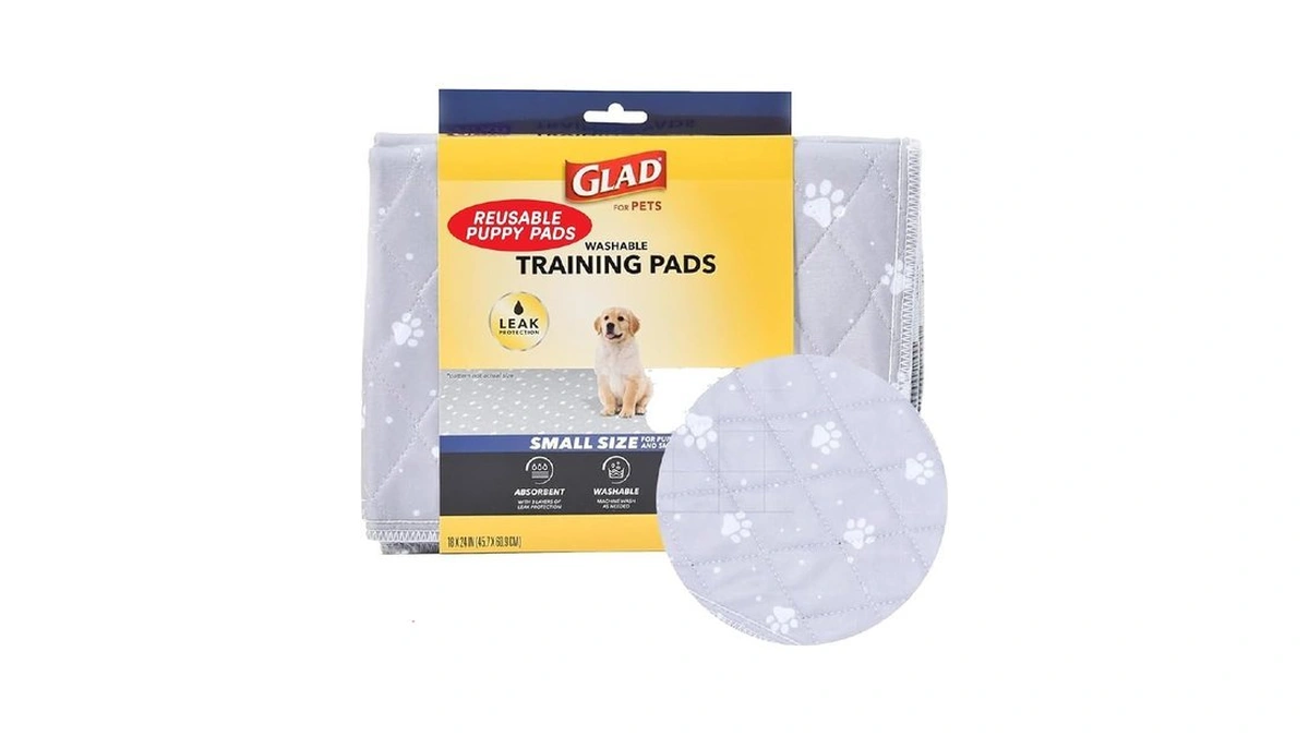 Glad For Pets Washable Dog Pee Pads, Small, 18 X