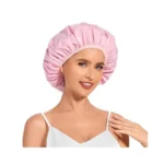 Shower Cap For Women Waterproof Reusable, Large Shower Cap Non-slip