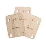 Stewmac Electric Guitar Neck Shims – Shaped, Set Of 3