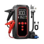 Portable Jump Starter With Air Compressor - 4000a Winter Car