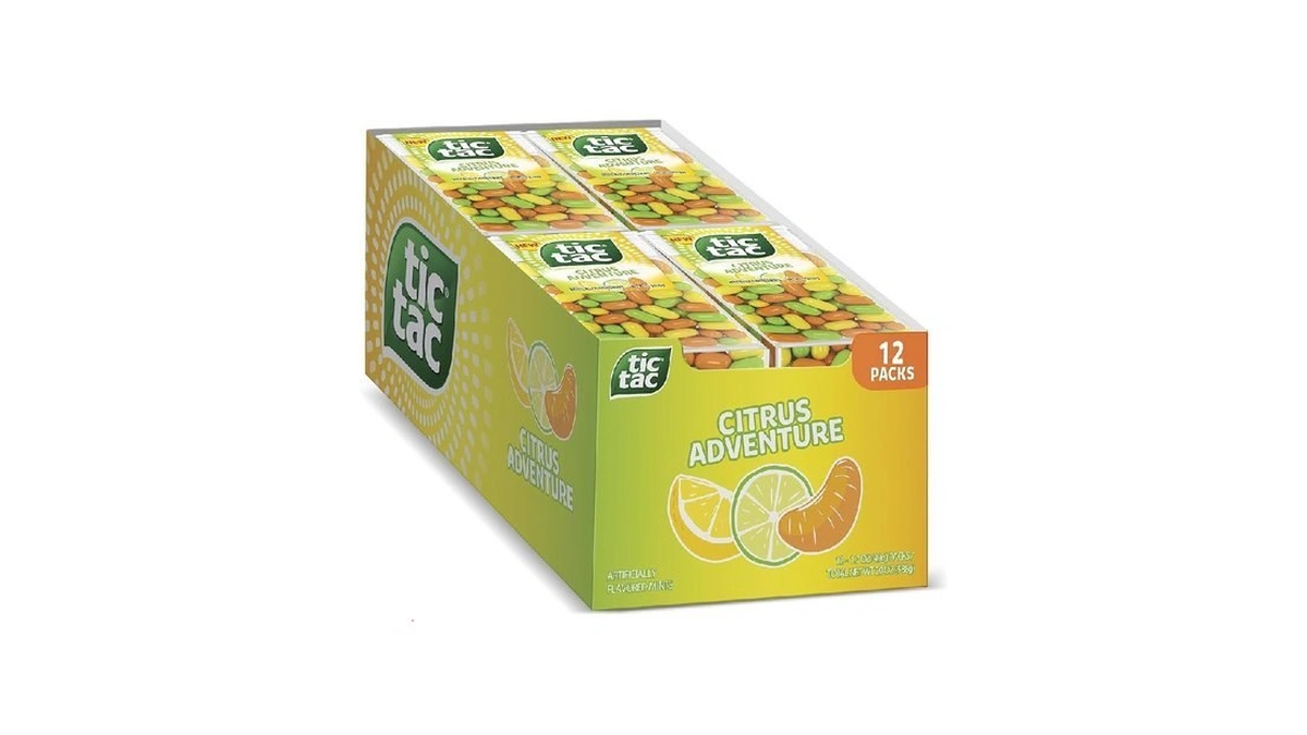 Tic Tac Citrus Adventure, On-the-go Pocket-sized Mints, 100 Pieces, Bulk