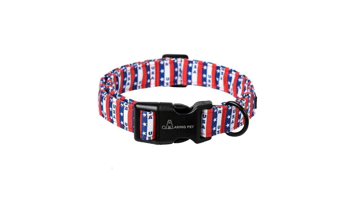 Aring Pet 4th Of July Dog Collar-cotton Patriotic Dog Collars,