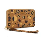 Montana West X Wrangler Women's Wallets Leopard Print Wristlet Wallets