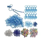 Wanchuan Diy Keychain Making Kit Letter Alphabet Bead Making Supplies