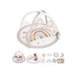 Baby Play Gym Mat, Tummy Time Activity Mat With 7