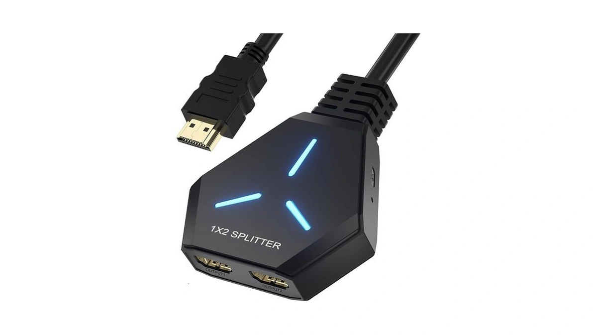 Hdmi Splitter For Dual Monitors Duplicate/mirror (not Extend), 4k Hdmi