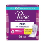 Poise Incontinence & Postpartum Pads For Bladder Leaks, 5 Drop
