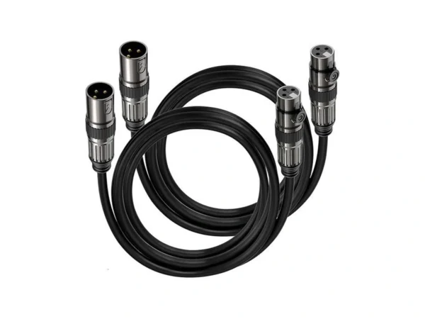 Caiord Xlr Microphone Cables, 2 Pack 6 Feet Oxygen-free Copper