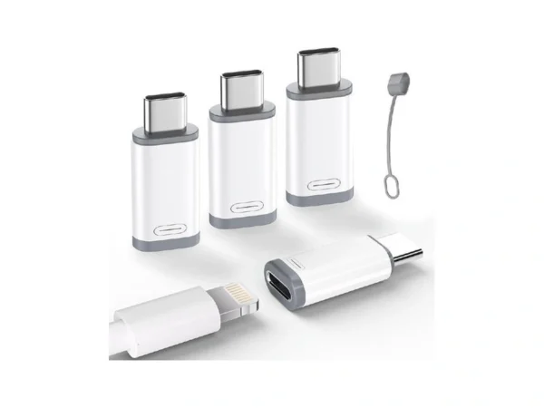 4 Pack Lightning To Usb C Charge Adapter For Iphone