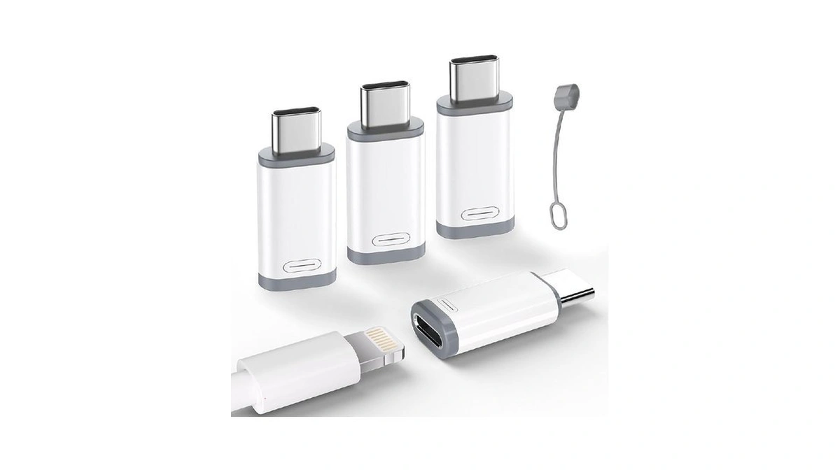 4 Pack Lightning To Usb C Charge Adapter For Iphone