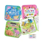 Yechisy Reusable Water Painting Books For Kids: 3 Pack Mess-free