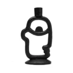 Face Decorative Taper Candle Holder - Modern Abstract Creative Face