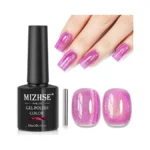 Mizhse Cat Eye Gel Nail Polish, Pink Magnetic Gel Polish