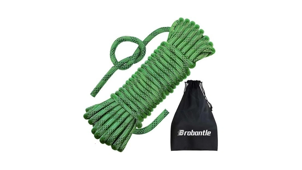 Brobantle 10.5mm Climbing Rope,32ft Static Rock Climbing Rope For Escape