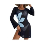 Iwd Beach Cover Up For Women 2026 Mesh Knit Crochet