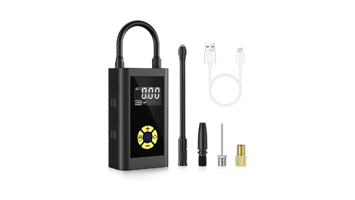 Lamonke 150psi Portable Tire Inflator - Rechargeable Air Compressor For