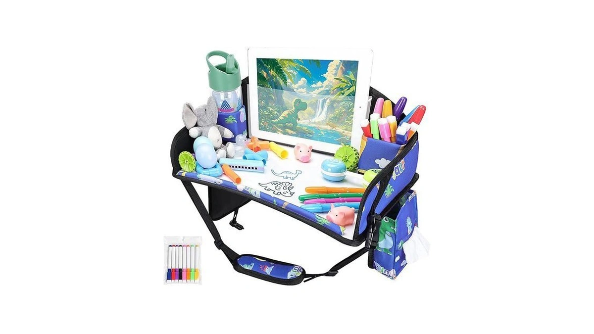 Wenrener Kids Travel Tray For Airplane - Toddler Car Seat