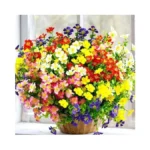 Trytuny Artificial Flowers For Outdoor, Uv Resistant Realistic Fake Flowers