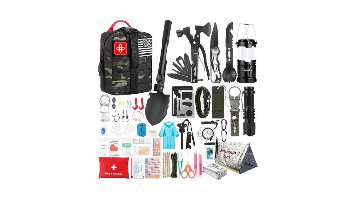 Survival Kit, Gifts For Men Women Teen Boys, 252 Pcs