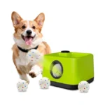 Jdxsz Automatic Dog Ball Launcher: Upgraded Auto/manual Pet Ball Thrower