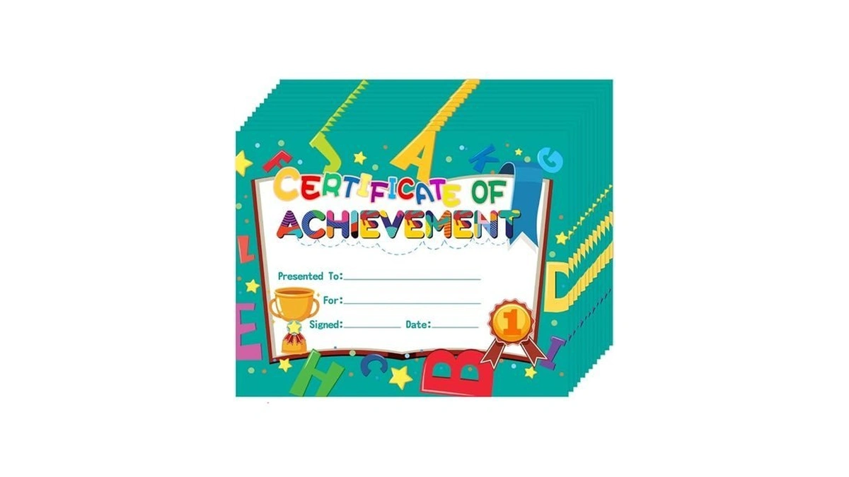 Hohomark 30pcs Certificate Of Awards For Kids 8 Inchx10 Inch
