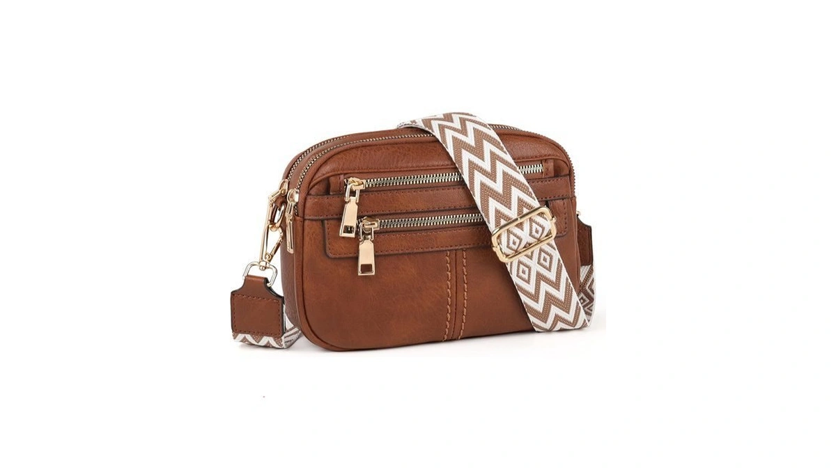 Tantomi Crossbody Bags For Women, 6-pockets Cross Body Purse, Vegan