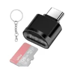 Leizhan Type C Micro Sd Card Reader With Keychain, Usb