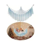 2-pack Stuffed Animal Storage,net Or Hammock With Led Light,corner Toy