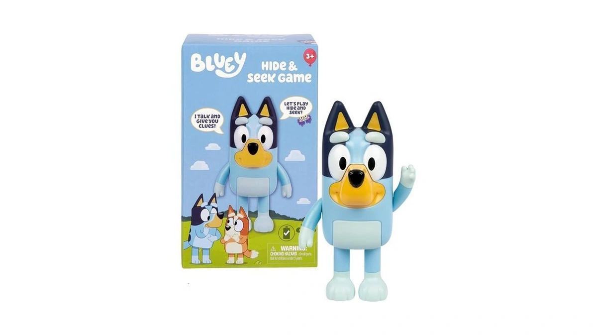Bluey Game Hide And Seek Figure, Articulated, Musical Kids Figurines