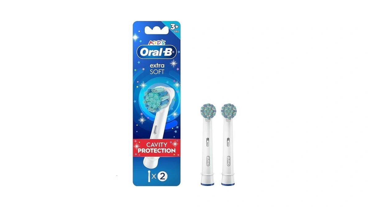 Oral-b Kids Extra Soft Replacement Brush Heads, 2 Count, Cavity