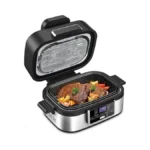 Joy Pebble Indoor Grill With Air Fry, 5-in-1 Electric Smart