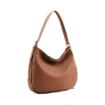 Befen Genuine Leather Slouchy Hobo Bags For Women, Brown Leather