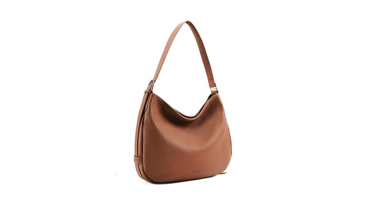Befen Genuine Leather Slouchy Hobo Bags For Women, Brown Leather