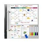 3 Pack Magnetic Dry Erase Fridge Calendar Whiteboard Set,14.6" X