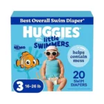 Huggies Little Swimmers Disposable Swim Diapers, Size 3 (16-26 Lbs),
