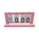 Wongsai Wooden Books Read This Year Counter Tracker, Modern Style