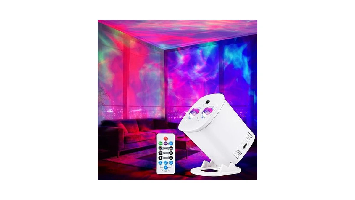 Hijopib Galaxy Projector For Bedroom, Nebula Ceiling Led Lamp With