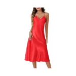 Etosell Silk Nightgown For Women Long Satin Sleep Slip Dress