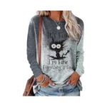 Mnlybaby It's Fine I'm Fine Everything Is Fine Sweatshirt Women