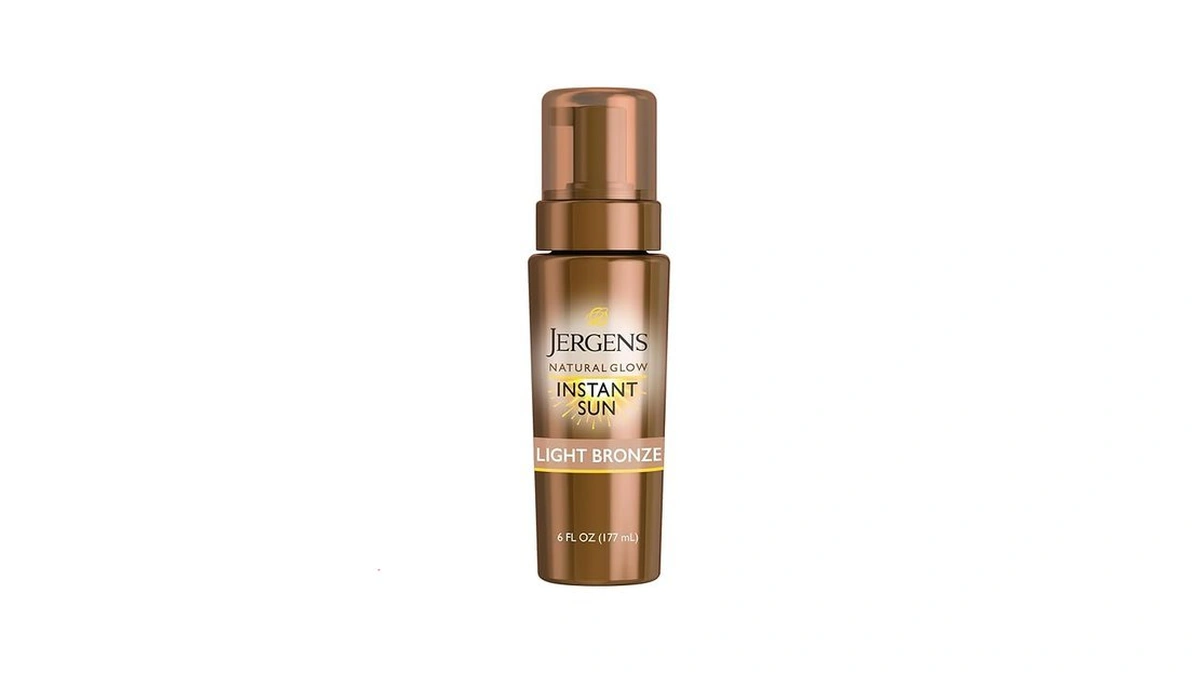 Jergens Natural Glow Instant Sun Body Mousse, Self Tanner For
