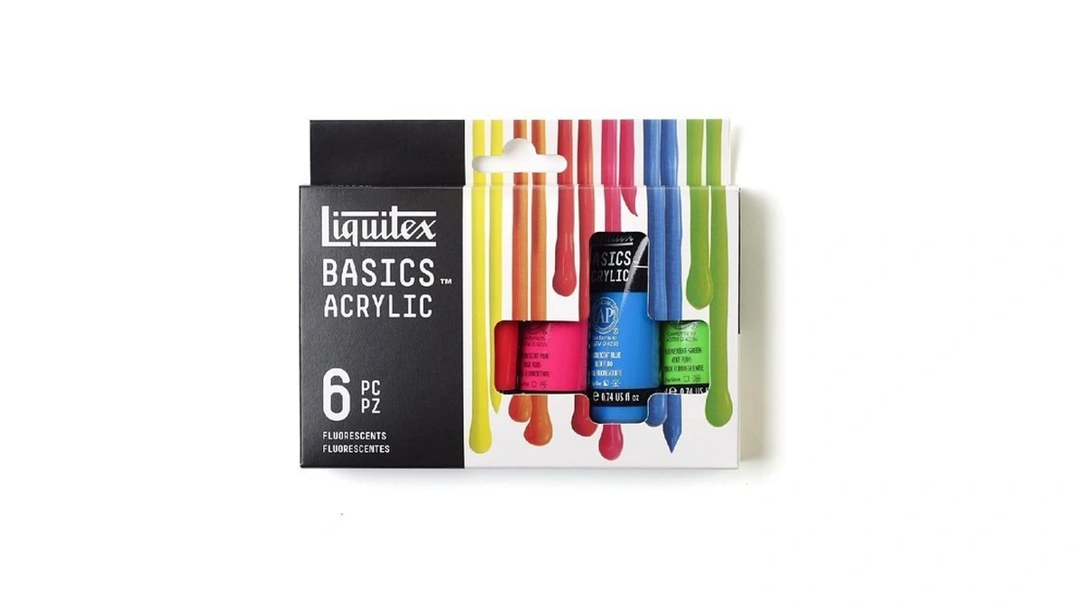 Liquitex Basics Acrylic Paint Set, 6 X 22ml (0.74-oz) Tube