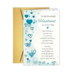 Heartfelt Fathers Day Card For Husband, Double Sided Fathers Day