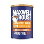 Maxwell House Breakfast Blend Ground Coffee, Light Roast, 11 Ounce