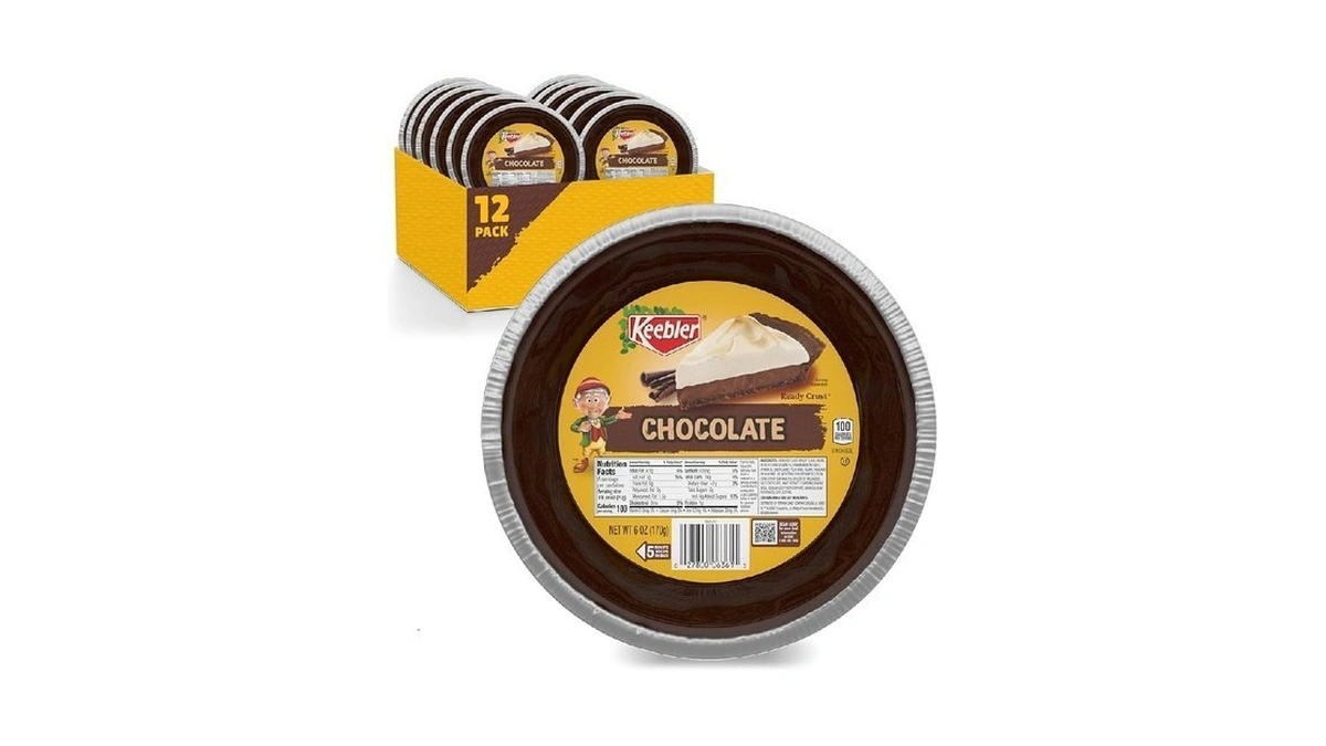 Keebler Ready Crust 9-inch Chocolate Pie Crusts, Premade Pie Crusts