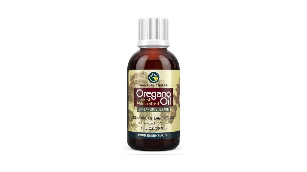 Amazing Herbs Pure Oregano Essential Oil - 100% Pure Oregeno