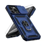 Vinve For Iphone 15 Pro Max Case, Slide Lens Cover,